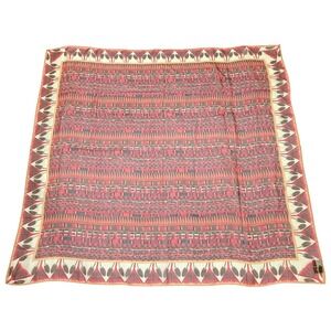 Art Institute of Chicago Silk Scarf Vintage Egyptian Revival Sheer Square 34" Sq